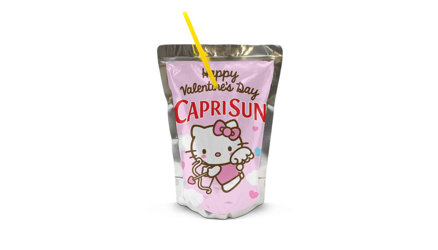 Hello Kitty Valentine's Day Snacks Printable