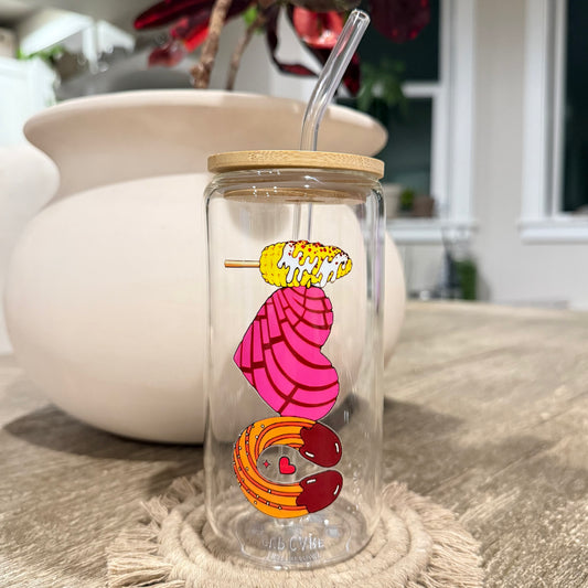 I Love You Libbey Beer Can Glass, 16oz