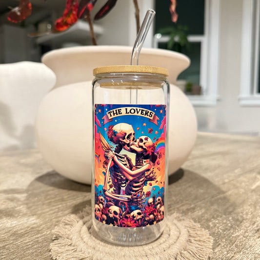 The Lovers Libbey Beer Can Glass, 16oz